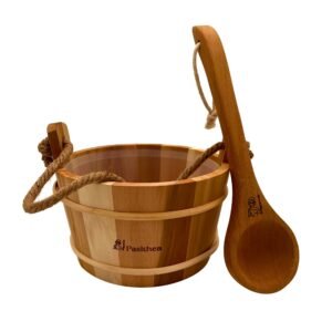 Finnish Sauna Bucket and Ladle Set