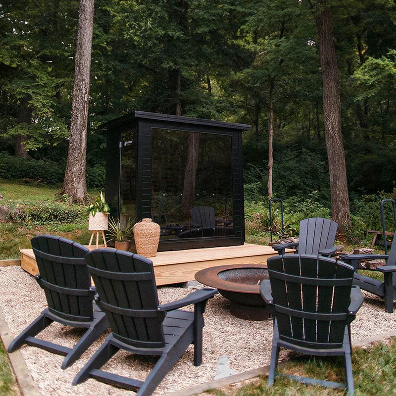 Luminar 5 Person Outdoor Infrared Sauna - Image 2