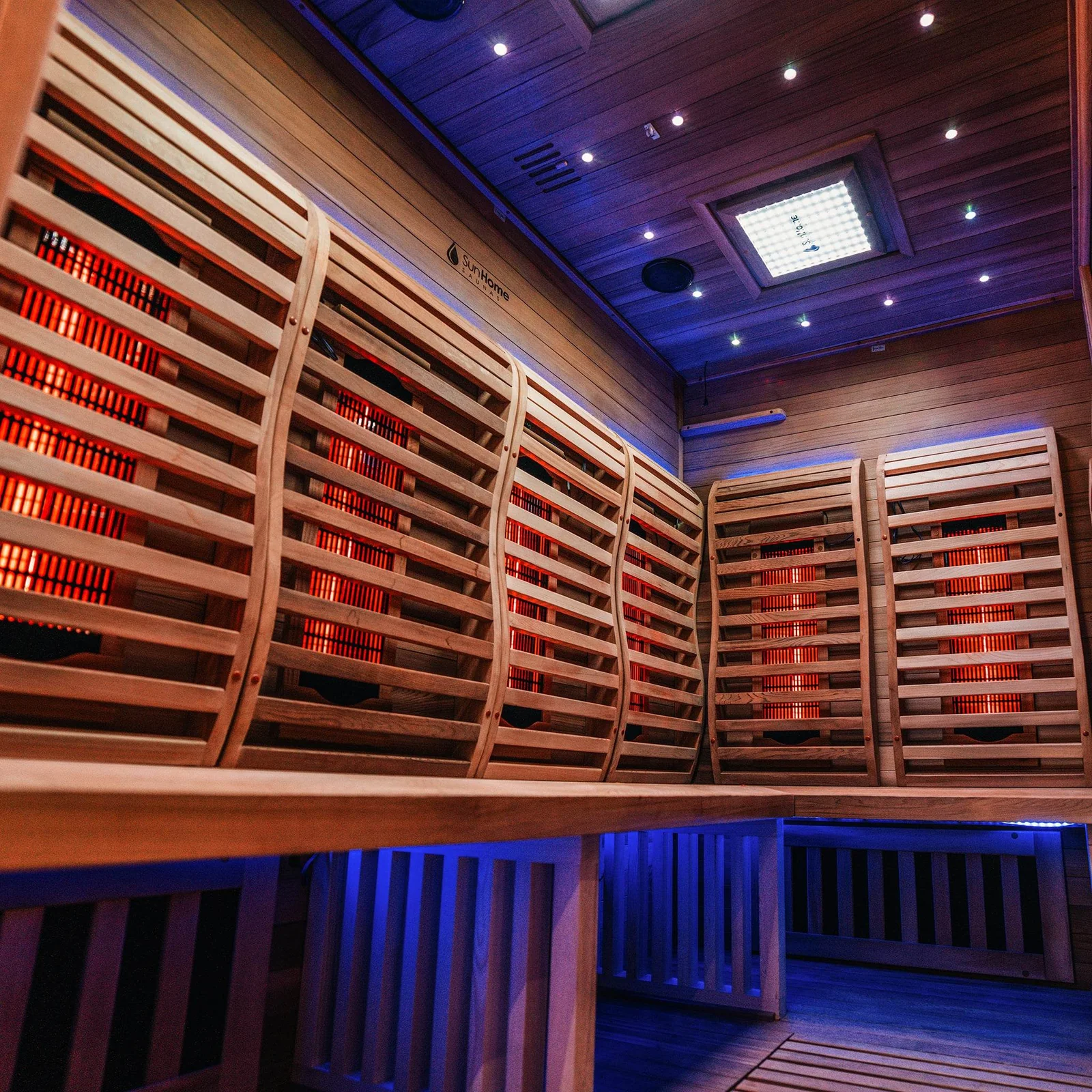 Luminar 5 Person Outdoor Infrared Sauna - Image 7