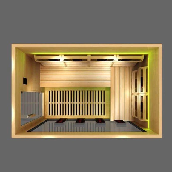 Luminar 5 Person Outdoor Infrared Sauna - Image 9